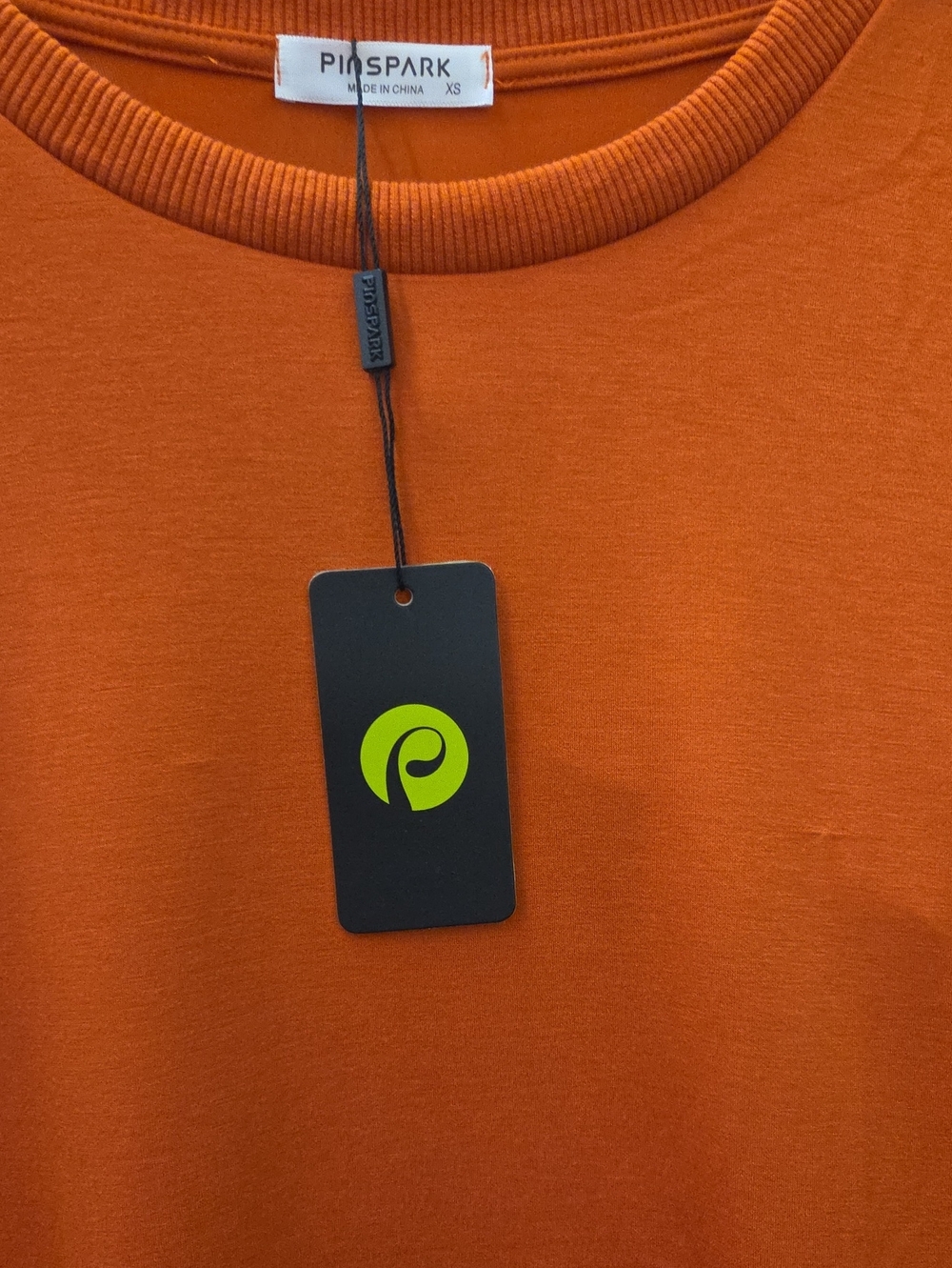 PinSpark Cozy Orange Sweatshirt Set - Picture 3 of 4